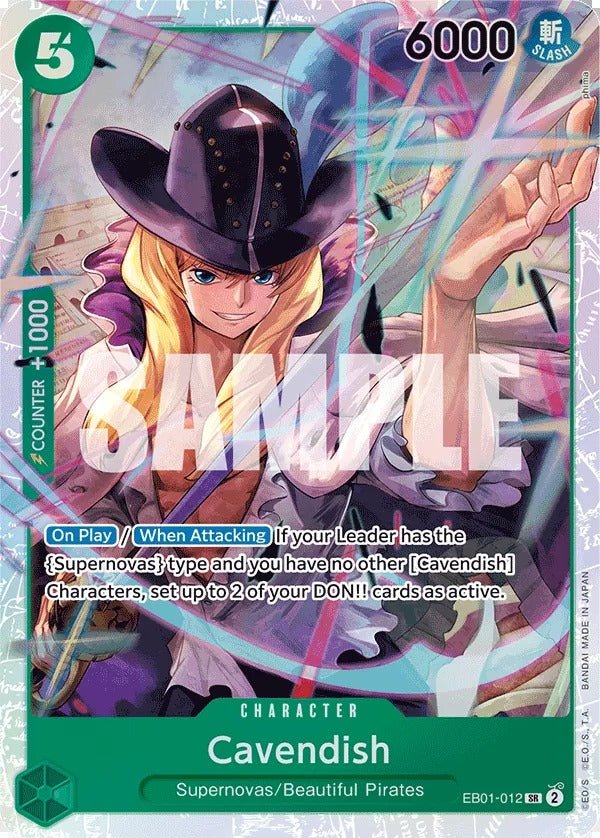 Cavendish EB01-012 SR One Piece card