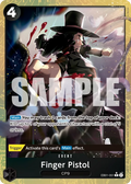 Finger Pistol EB01-051 Alt Art One Piece card