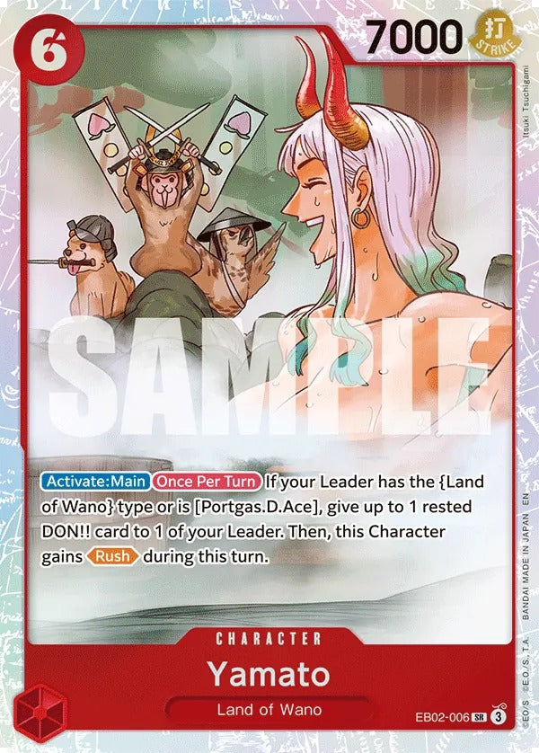 Yamato EB02-006 SR One Piece card