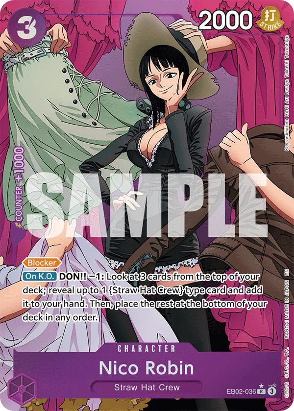 Nico Robin EB02-036 Alt Art One Piece card