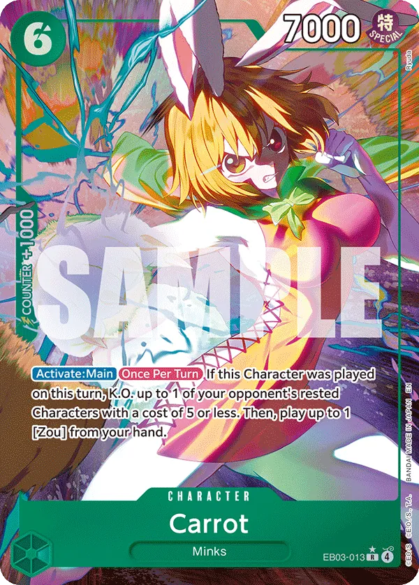 Carrot EB03-013 Alt Art One Piece card