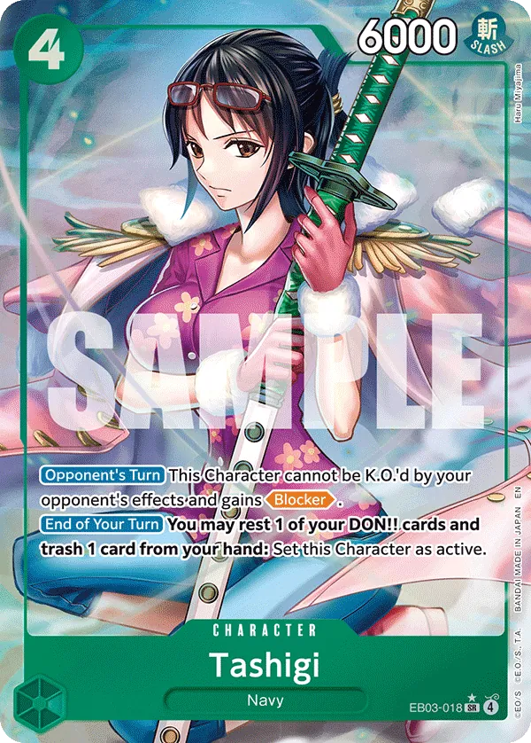 Tashigi EB03-018 Alt Art One Piece card