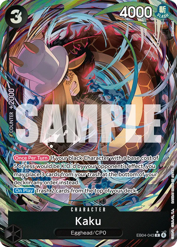 Kaku EB04-043 Alt Art One Piece card