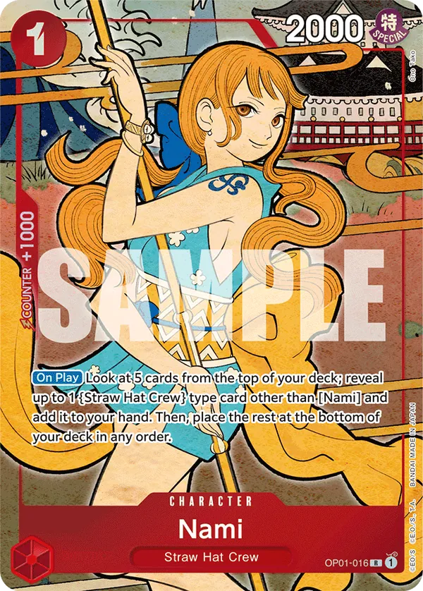 Nami – OP01-016 Alt Art – English Version 1st Anniversary Set (English)