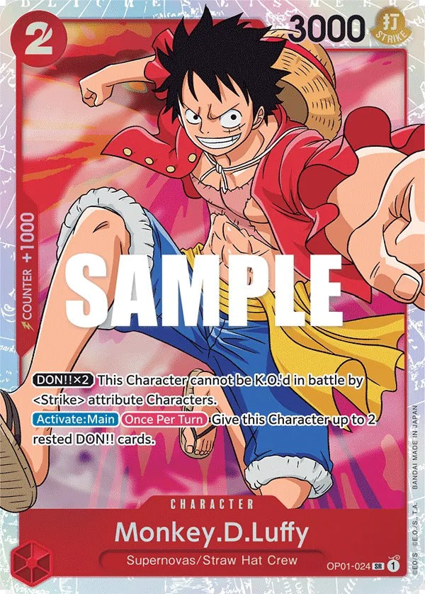 Monkey.D.Luffy OP01-024 SR One Piece card