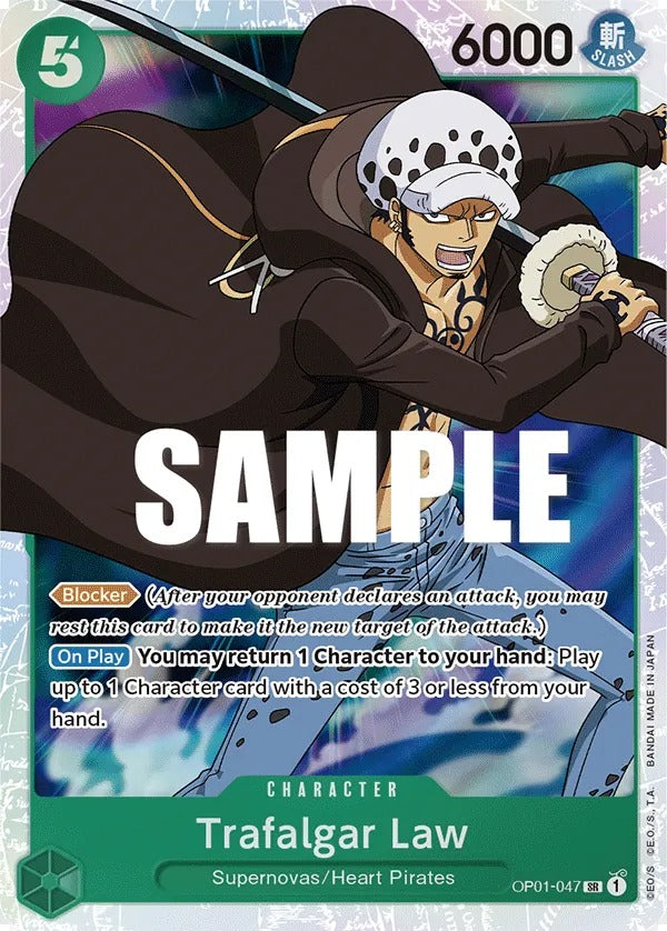 Trafalgar Law OP01-047 SR One Piece card