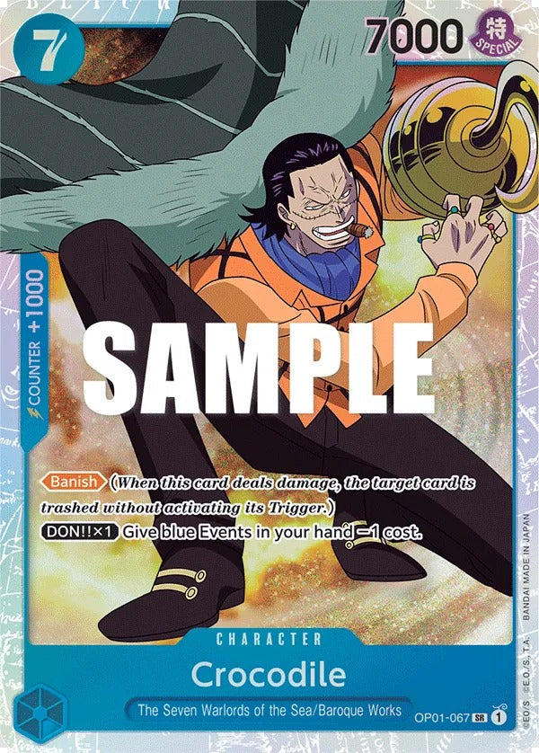 Crocodile OP01-067 SR One Piece card