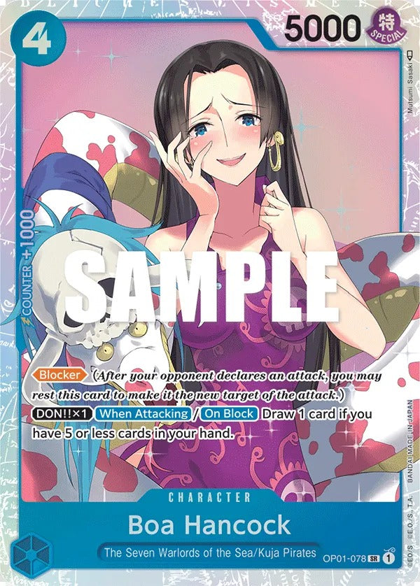 Boa Hancock OP01-078 SR One Piece card