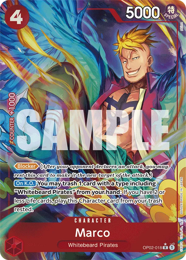 Marco OP02-018 Alt Art One Piece card