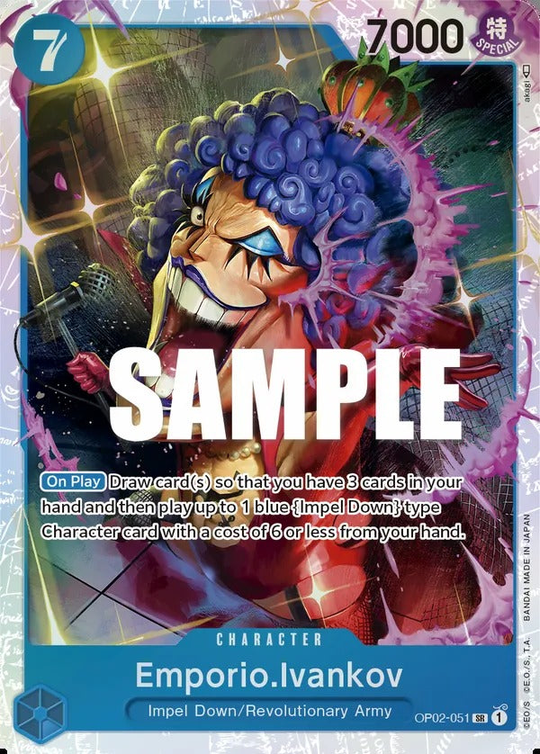 Emporio.Ivankov OP02-051 SR One Piece card