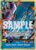Gum-Gum Giant Gavel OP03-055 Alt Art One Piece card