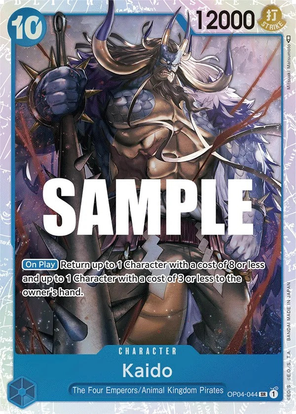 Kaido OP04-044 SR One Piece card