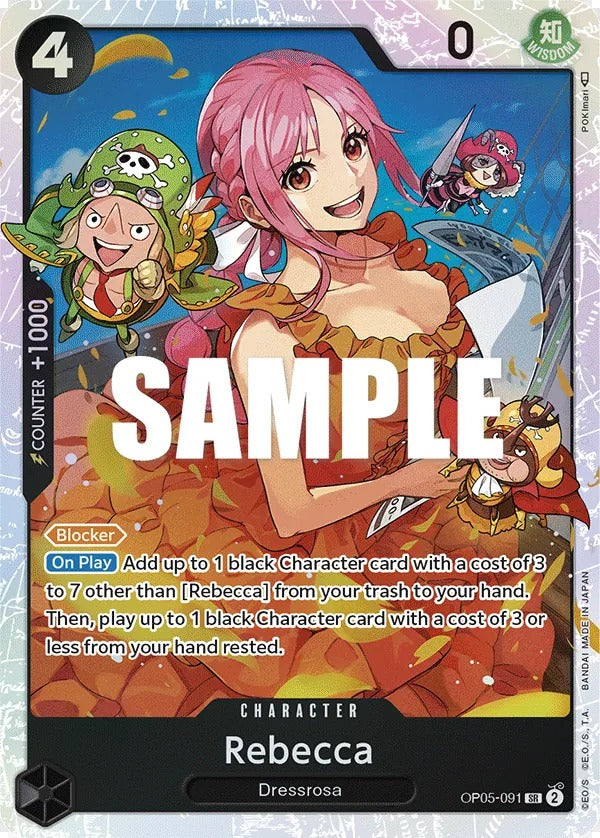 Rebecca OP05-091 SR One Piece card