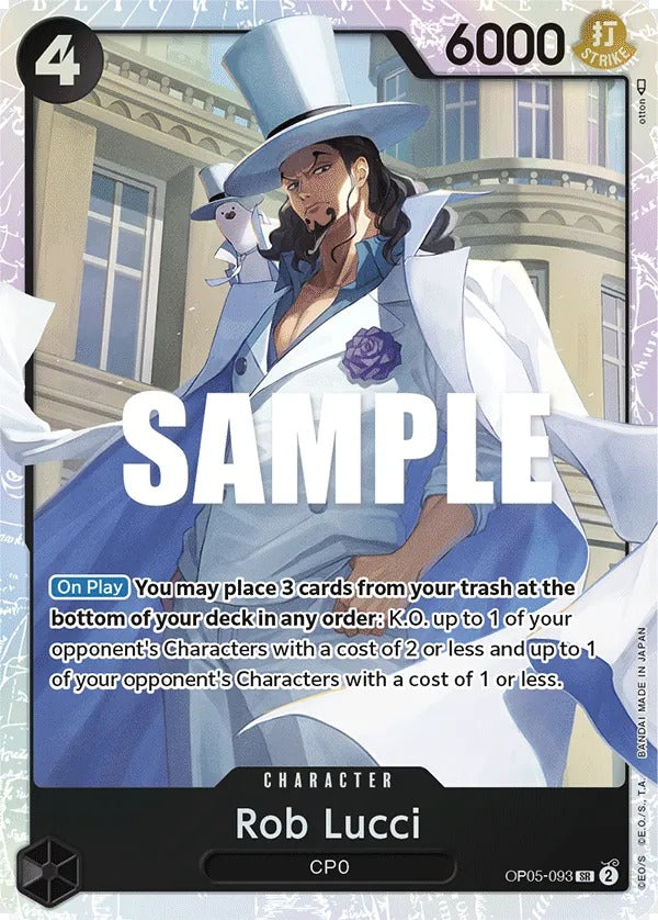 Rob Lucci OP05-093 SR One Piece card