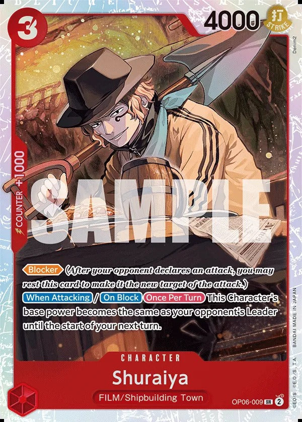 Shuraiya OP06-009 SR One Piece card