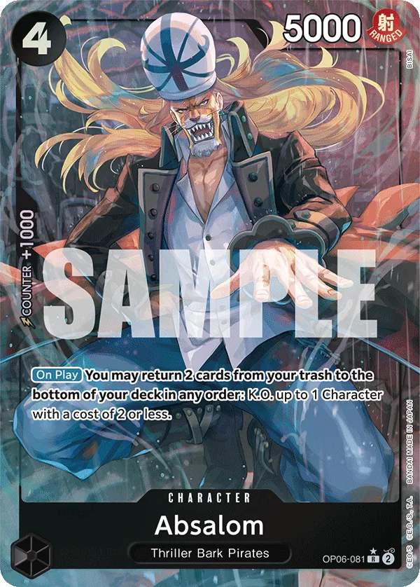 Absalom OP06-081 Alt Art One Piece card