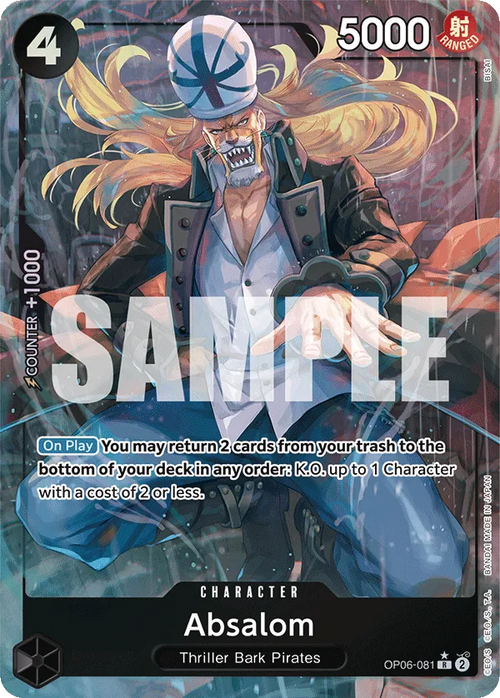 Absalom OP06-081 Alt Art One Piece card