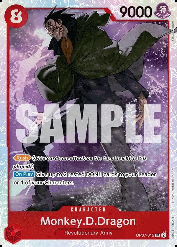Monkey.D.Dragon OP07-015 SR One Piece card
