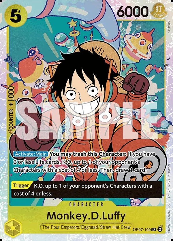 Monkey.D.Luffy OP07-109 SR One Piece card