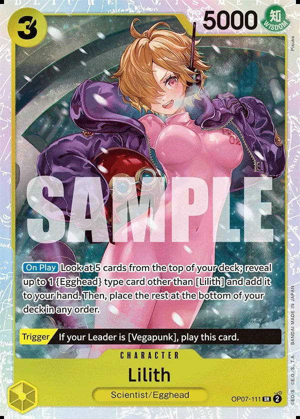 Lilith OP07-111 SR One Piece card