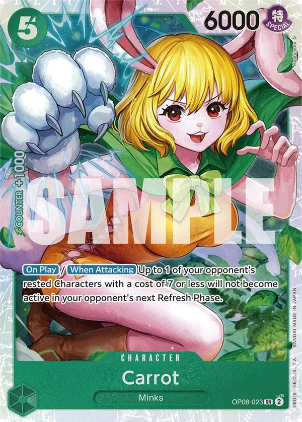 Carrot OP08-023 SR One Piece card
