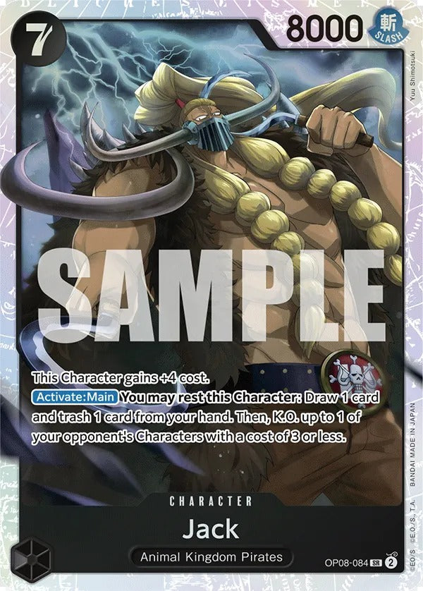 Jack OP08-084 SR One Piece card