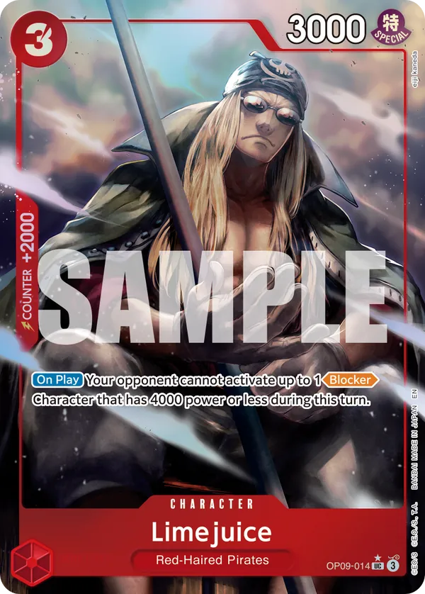 Limejuice OP09-014 Alt Art One Piece card