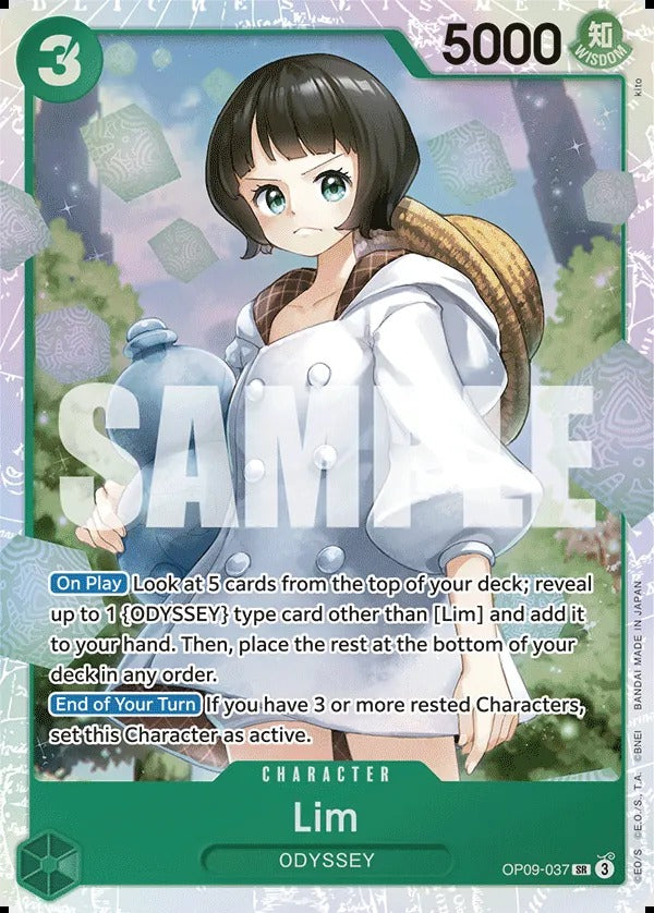 Lim OP09-037 SR One Piece card