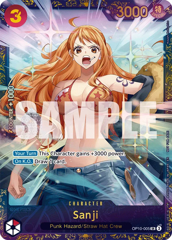 Sanji – OP10-005 Asia Flagship Prize Alt Art (Asia English Version)