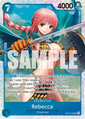Rebecca OP10-058 SR One Piece card