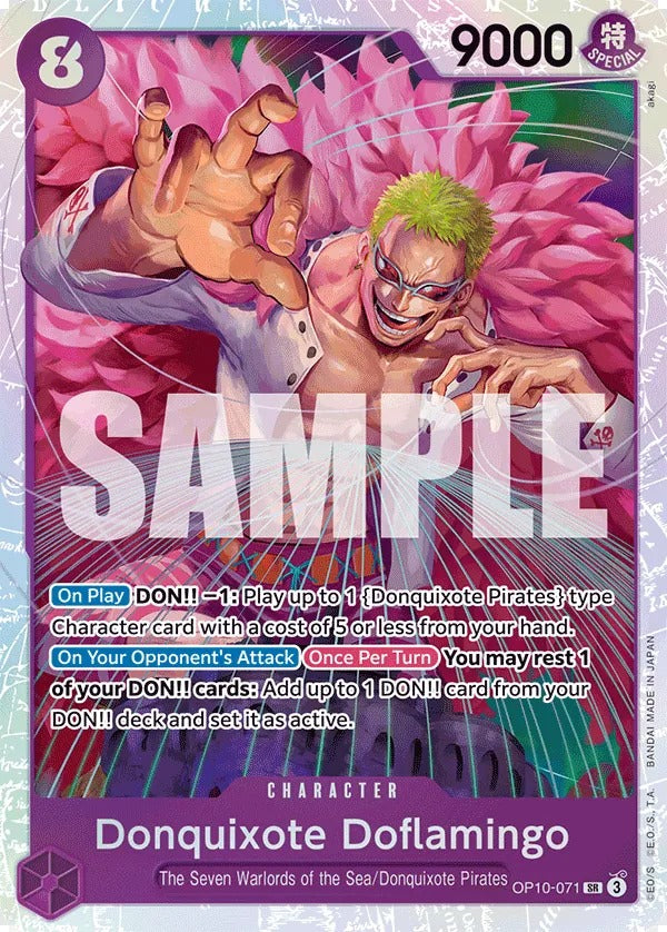 Donquixote Doflamingo OP10-071 SR One Piece card
