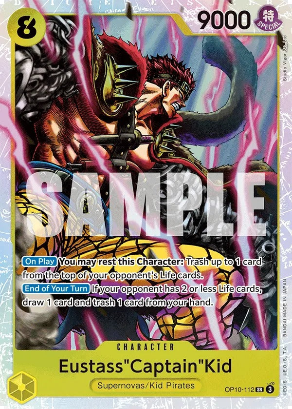 Eustass"Captain"Kid OP10-112 SR One Piece card