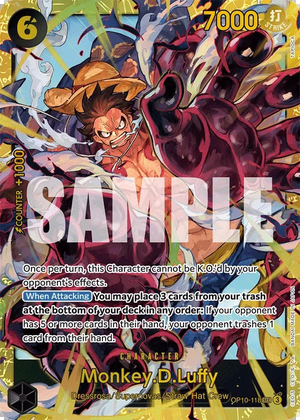 Monkey.D.Luffy OP10-118 SEC One Piece card