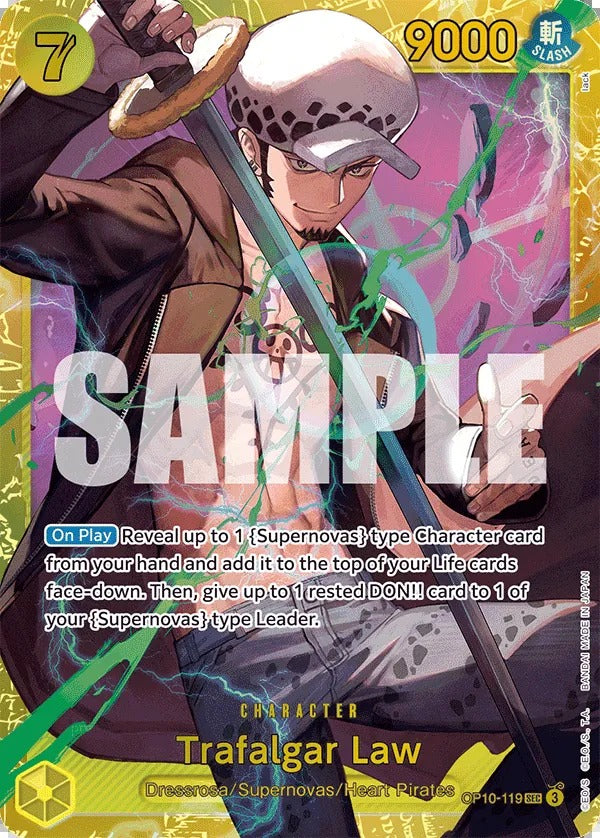 Trafalgar Law OP10-119 SEC One Piece card