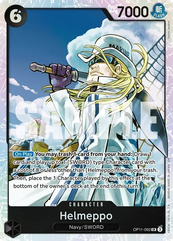 Helmeppo OP11-092 SR One Piece card