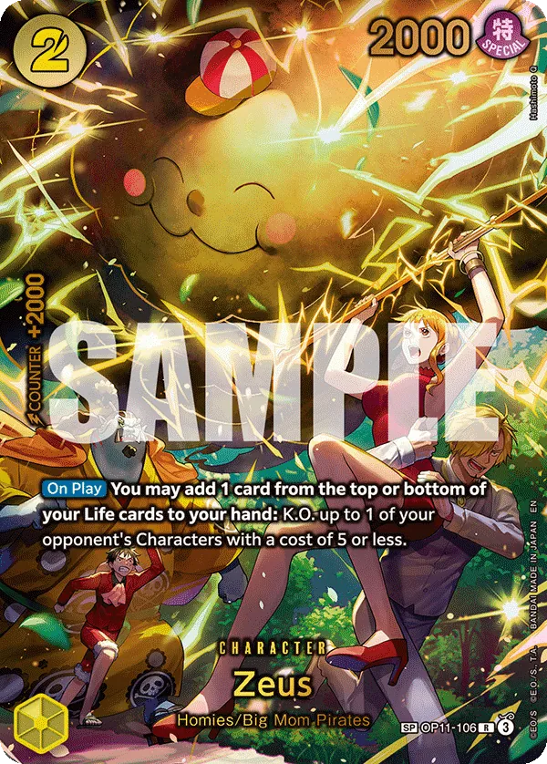Zeus – OP11-106 SP – Adventure on Kami's Island (English)