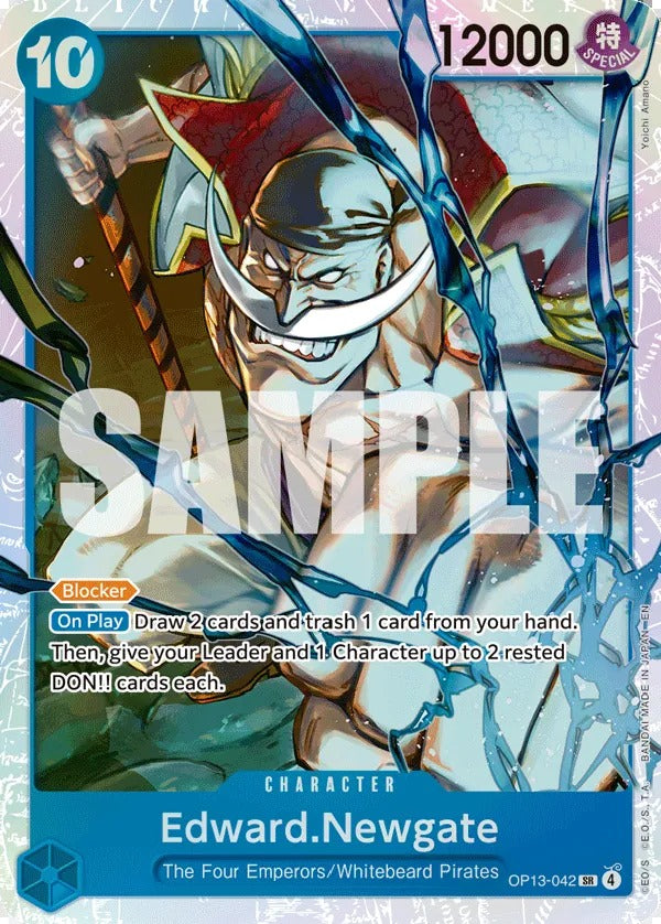 Edward.Newgate OP13-042 SR One Piece card