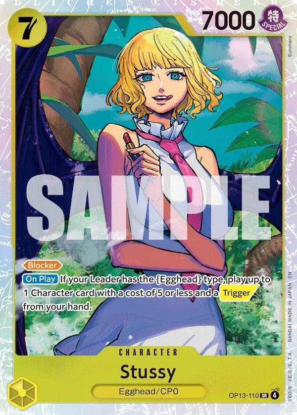 Stussy OP13-110 SR One Piece card