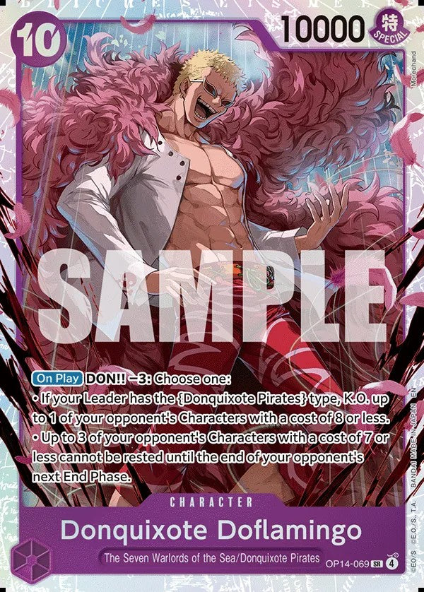 Donquixote Doflamingo OP14-069 SR One Piece card