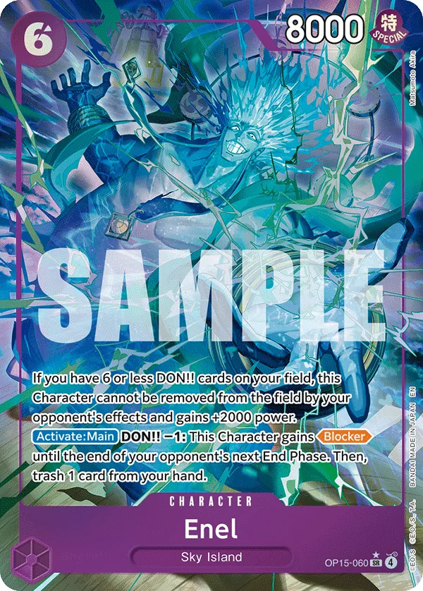 Enel OP15-060 Alt Art One Piece card