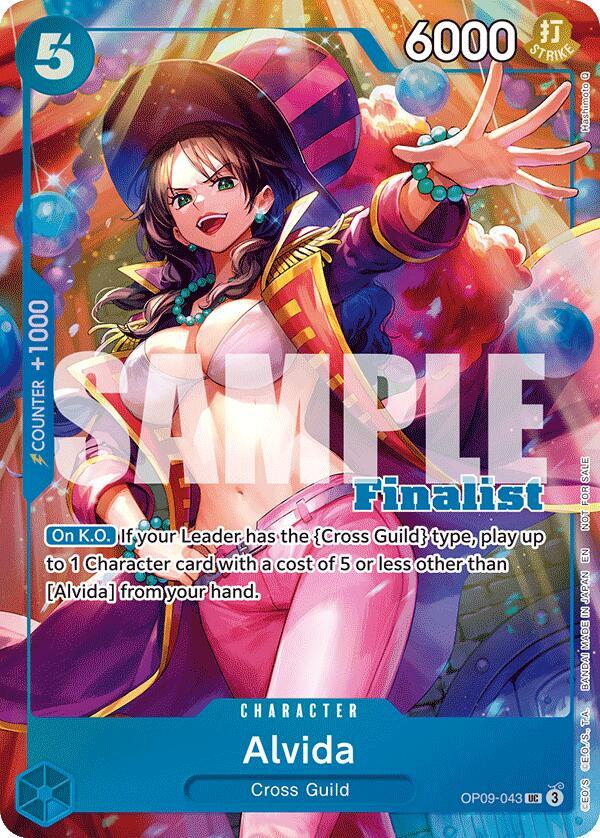 Alvida – OP09-043 Finalist Alt Art – CS 25–26 Finalist Card Set 2 (English)