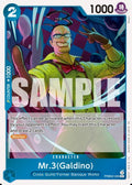 Mr.3(Galdino) PRB02-009 R One Piece card