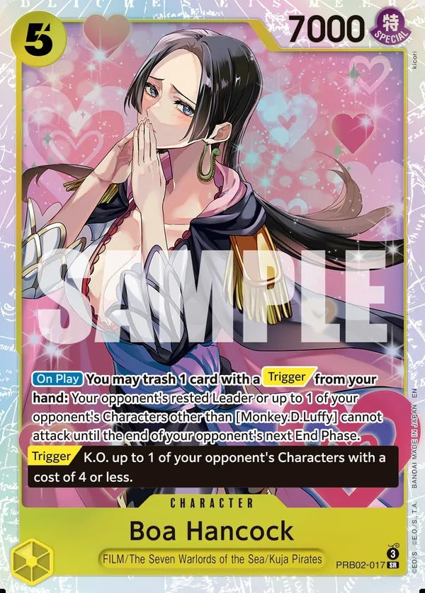 Boa Hancock PRB02-017 SR One Piece card