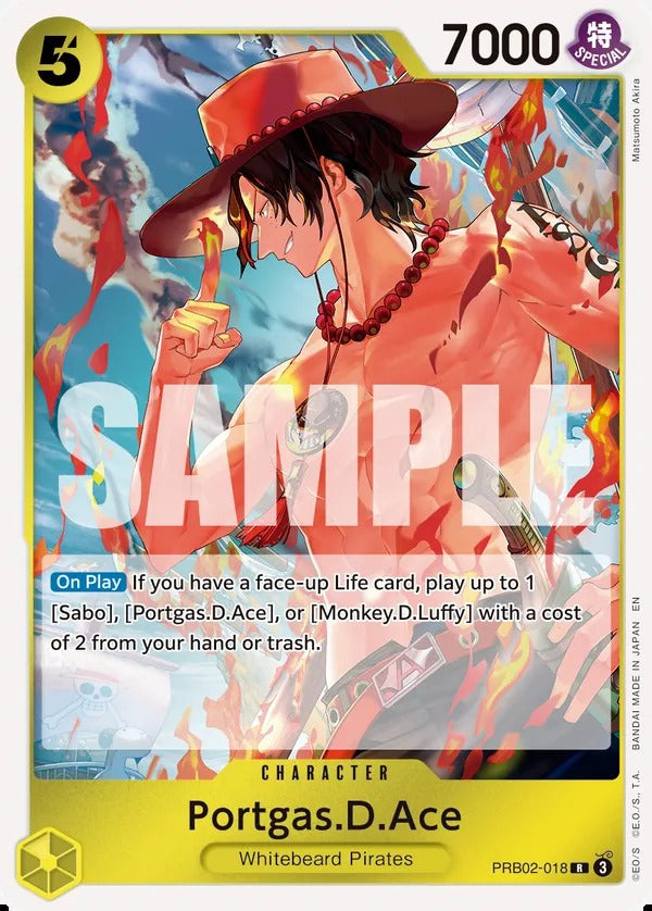Portgas.D.Ace PRB02-018 R One Piece card