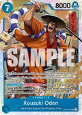 Kouzuki Oden ST22-005 SR One Piece card