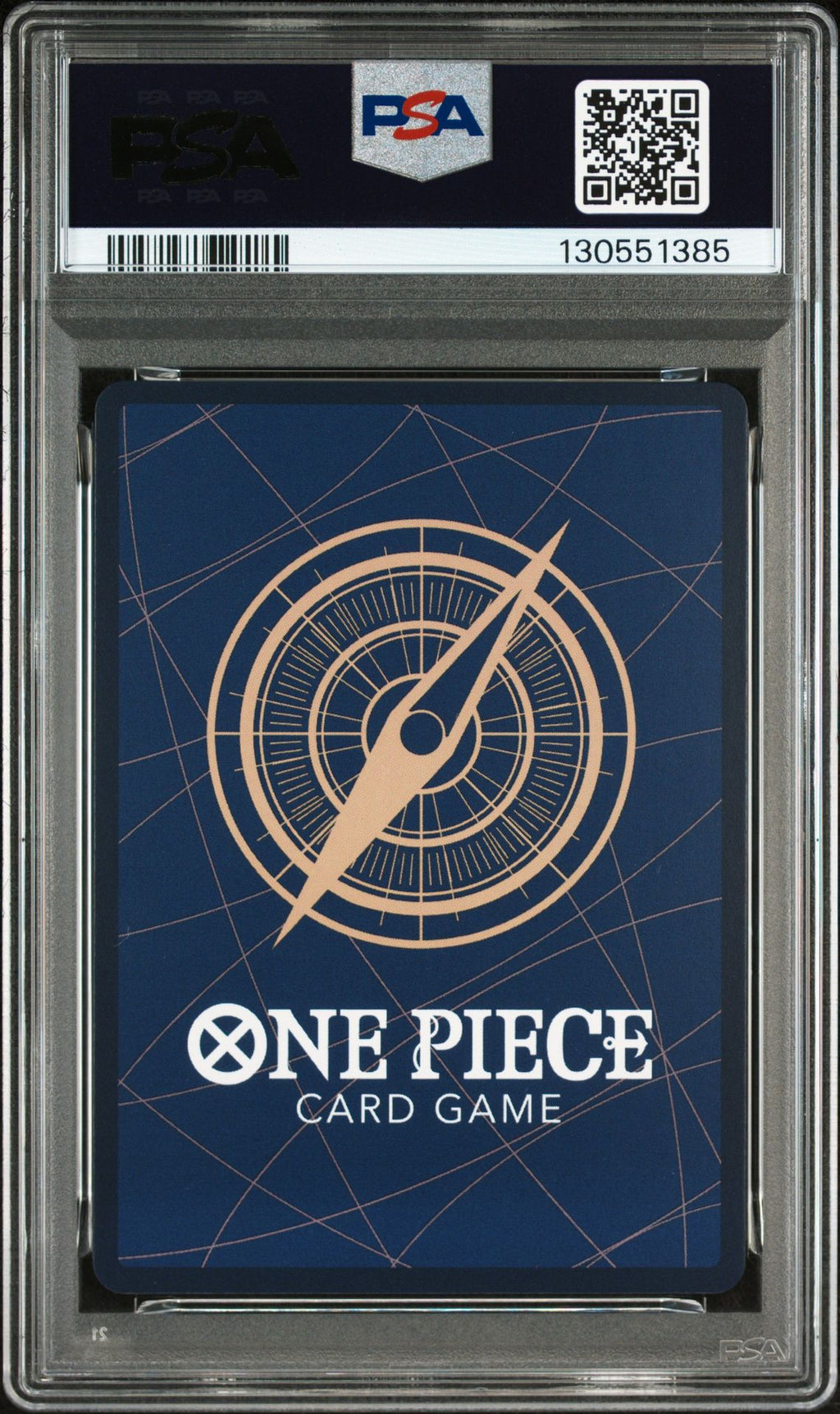 Sanji OP06-119 Manga Alt Art (SEC) – One Piece Card The Best Vol. 2 PRB02 (Japanese) – PSA 10 – PSA cert 130551385 back