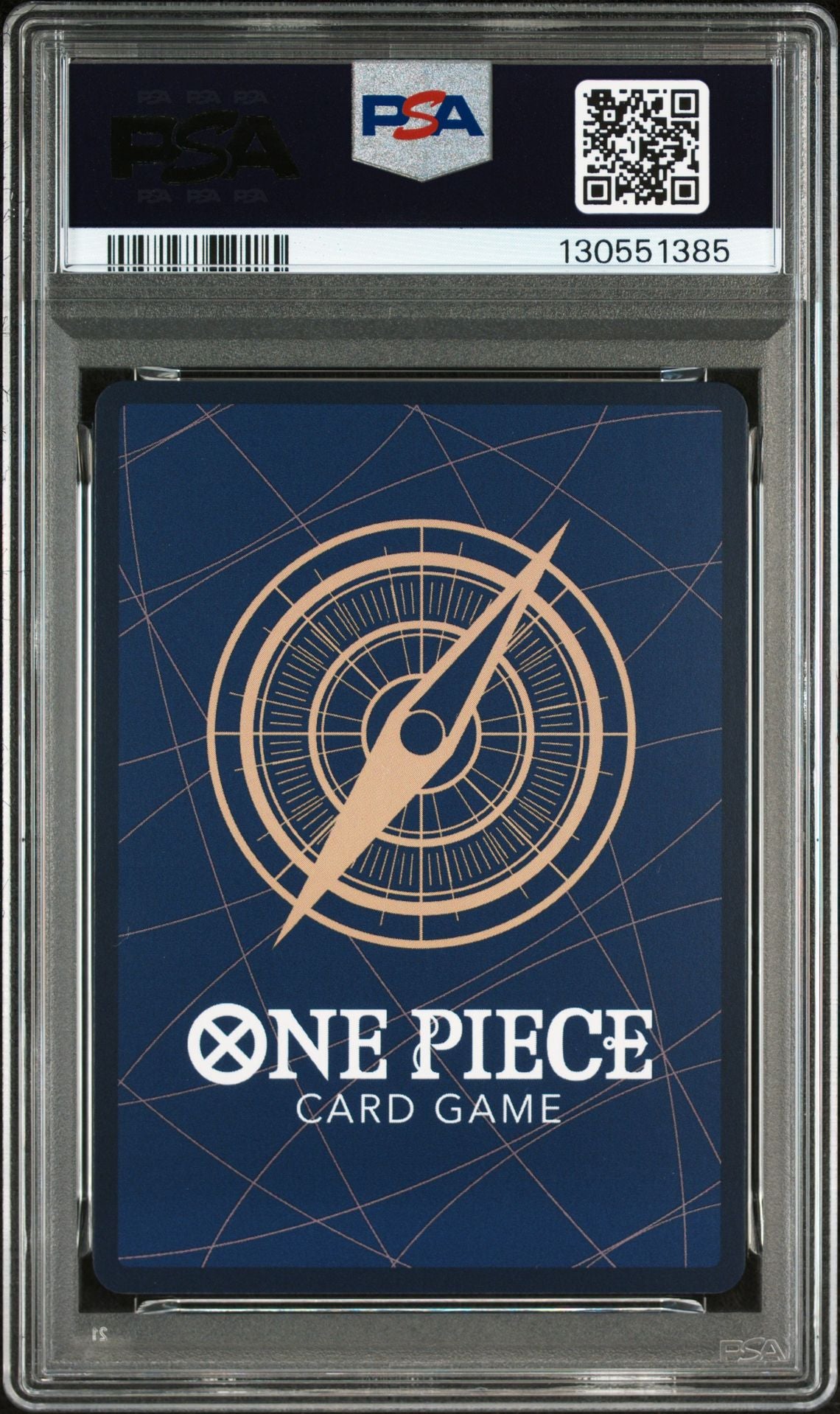 Sanji OP06-119 Manga Alt Art (SEC) – One Piece Card The Best Vol. 2 PRB02 (Japanese) – PSA 10 – PSA cert 130551385 back